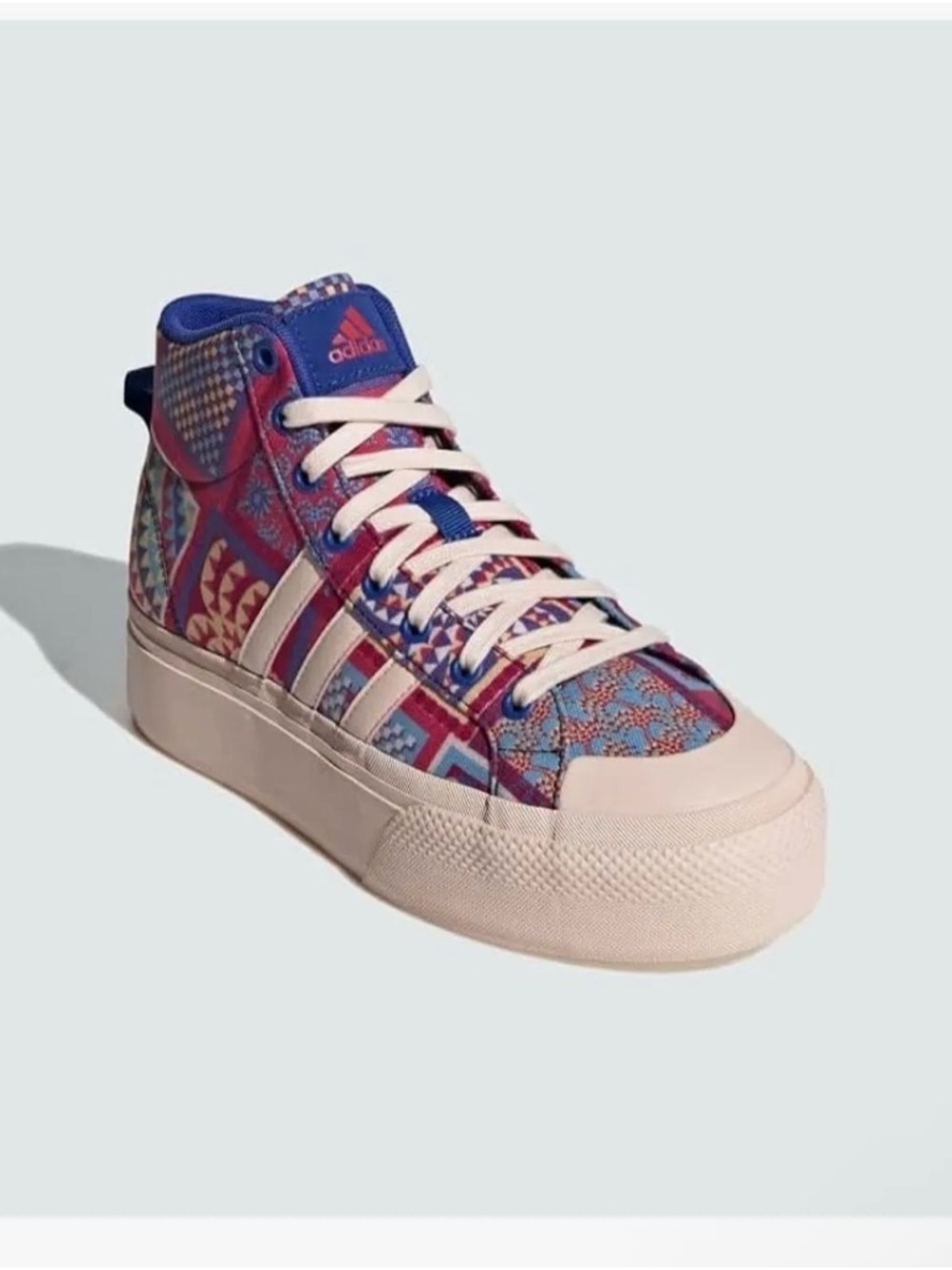 NWOT- FARM RIO x adidas Women's Bravada 2.0 Platform MID Shoes Size 10